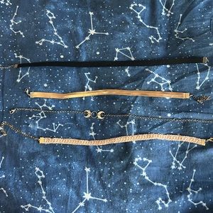 💜 NWOT Choker Necklace Bundle